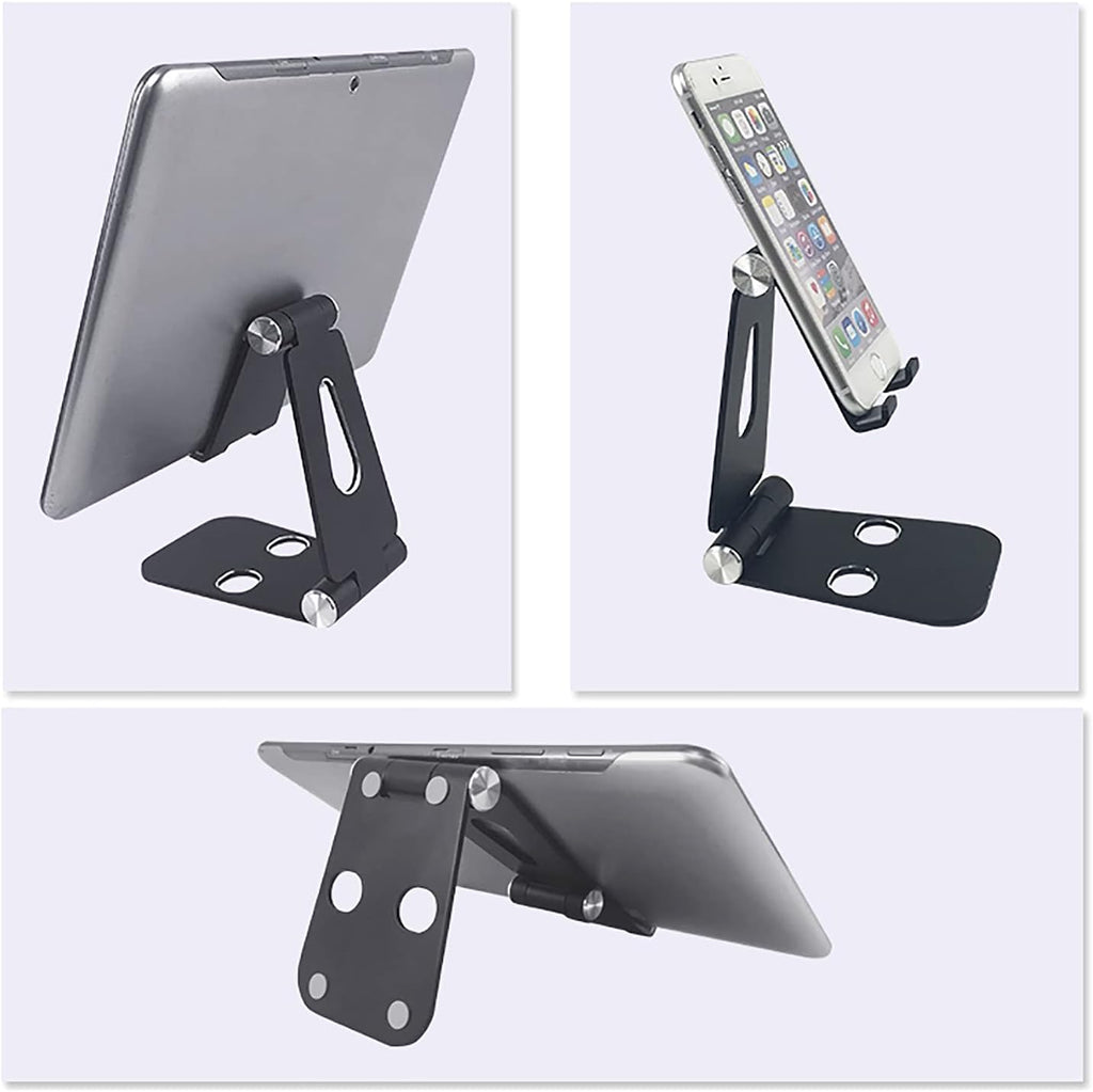 Foldable Phone Holder for Car. Universal Rose Gold Car Cell Phone Holder for Office, Bed, Table. Cute Pink Car Iphone Holder. Folding Cartop Tablet Holder Holder. Car Metal Mobile Phone Holder